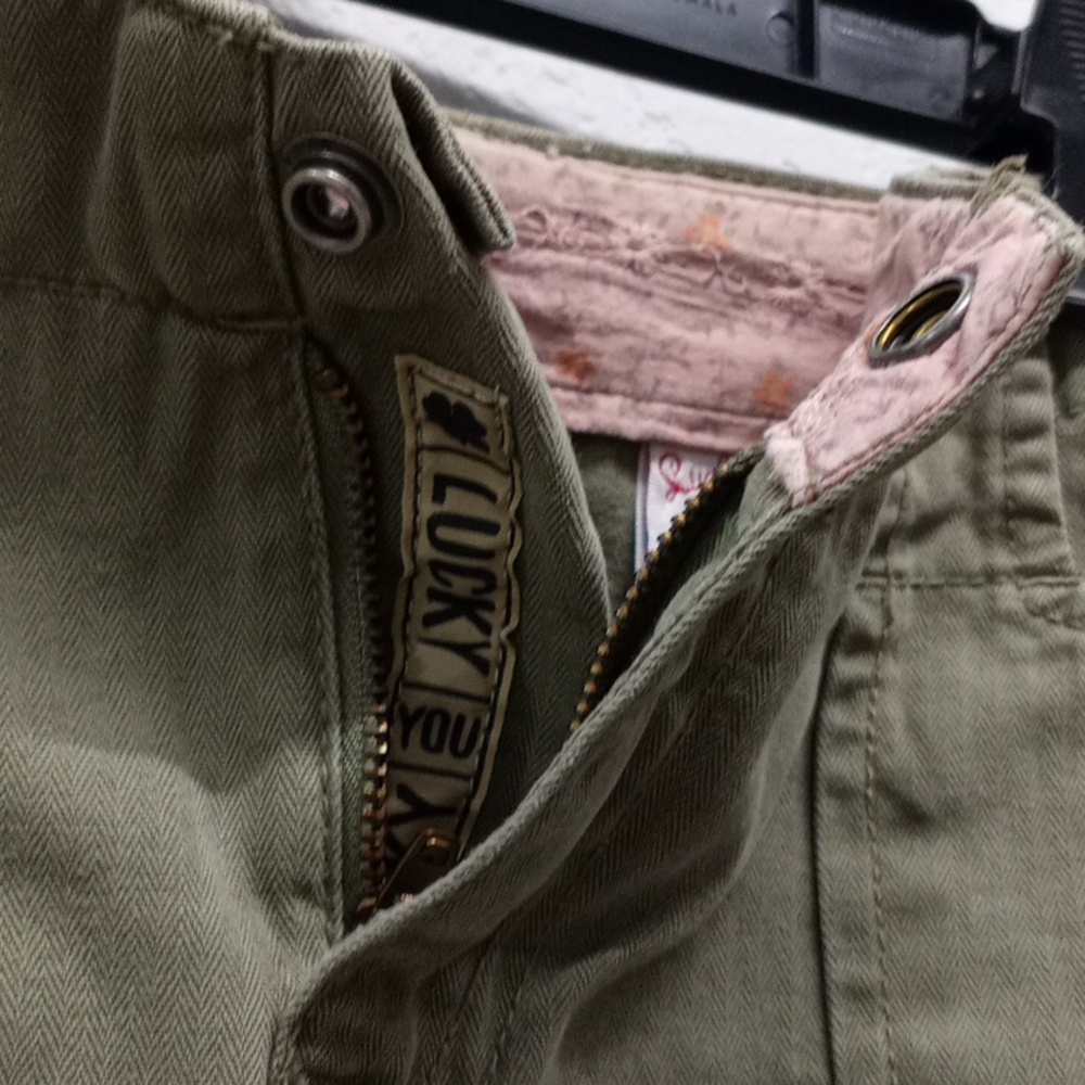 Lucky Brand Olive Green Cargo Mini Skirt - Picture 6 of 6